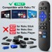 (Pack of 2) Replacement-Remote Only for Roku-TV, Universal TV Remote Control Compatible with TCL-Hisense-Onn Roku TVs for Sharp/Element/Insignia/Westinghouse/Philips Roku TVs